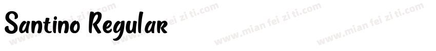 Santino Regular字体转换